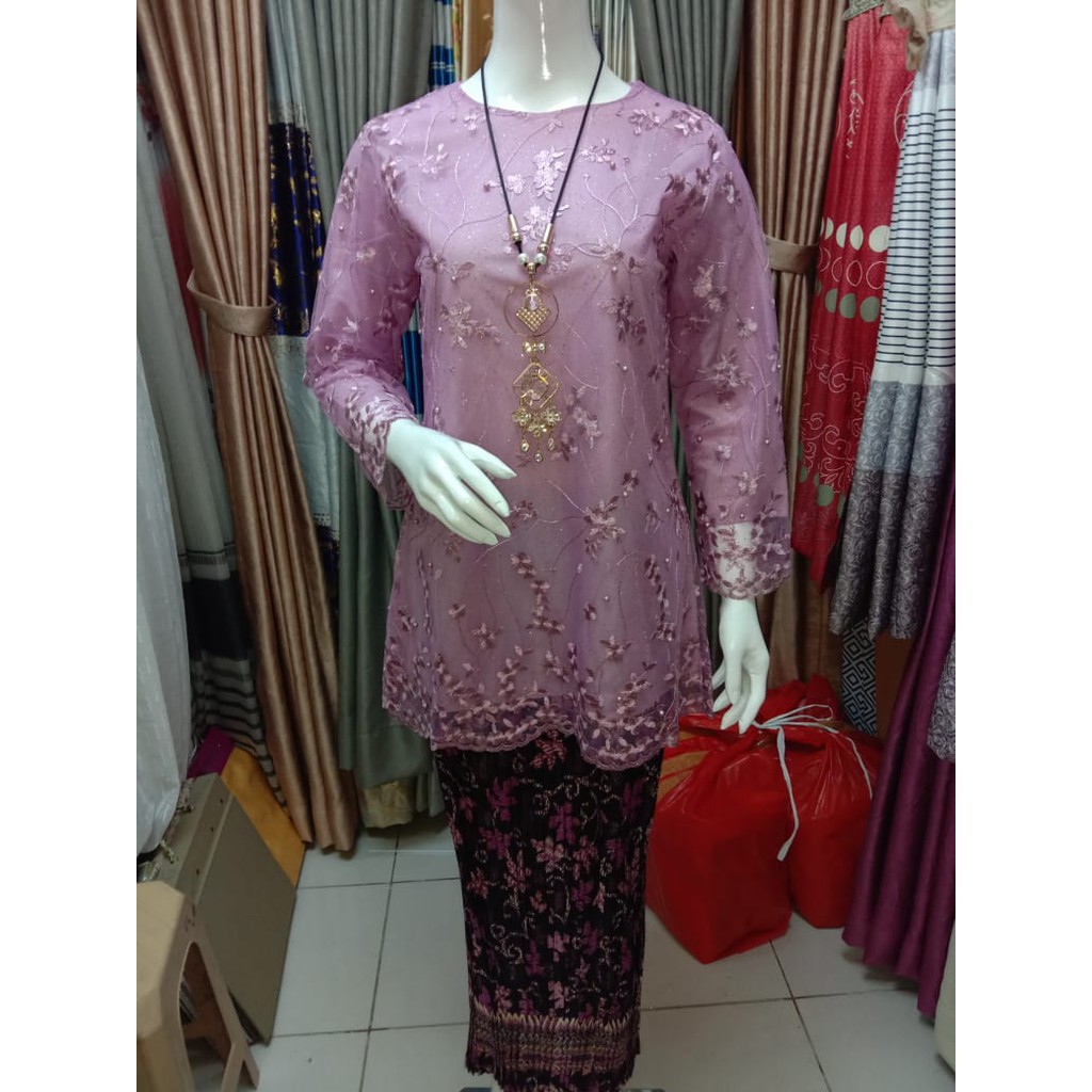 BEST SELLER !  Kebaya Tulle Aneka Pilihan Warna