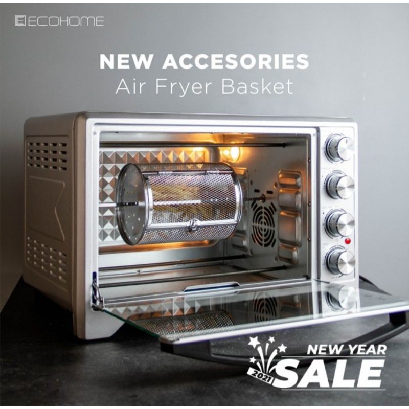 Ecohome EOP 888 Platinum Oven 38 Liter Low Watt - Oven Ecohome EOP888 Oven Listrik - Ecohome