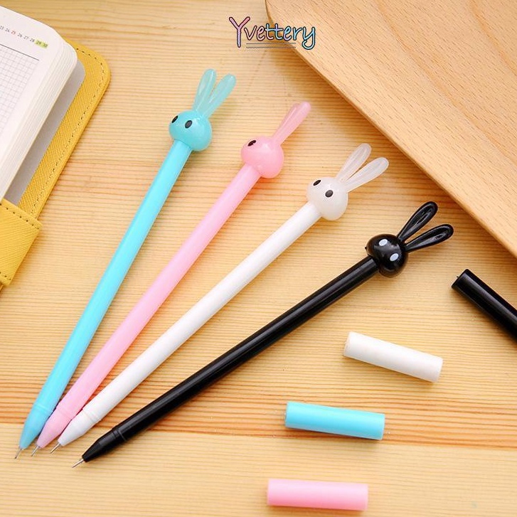 

❤️Pena Gel Kelinci 0.5mm Pulpen Gel Pena Murah Pena Impor Pena / Black Ink Gel Pen / Pulpen Mekanik Karakter Pen Cute Pena Lucu Kartun Tinta Gel Black COD yy