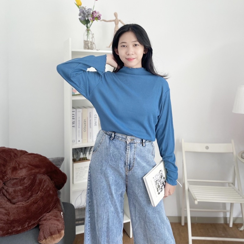 Esme Turtleneck Knitt Shirt 2B