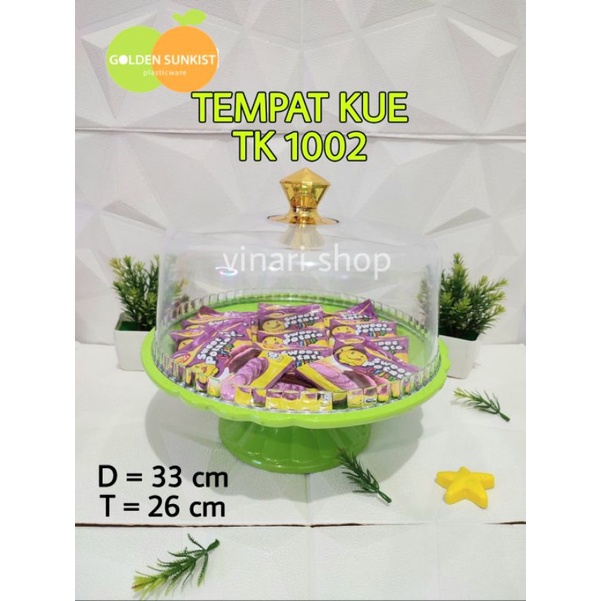 Tempat Kue Golden Sunkist TK 1002|Tempat Roti|Wadah Kue|Tempat Bolu