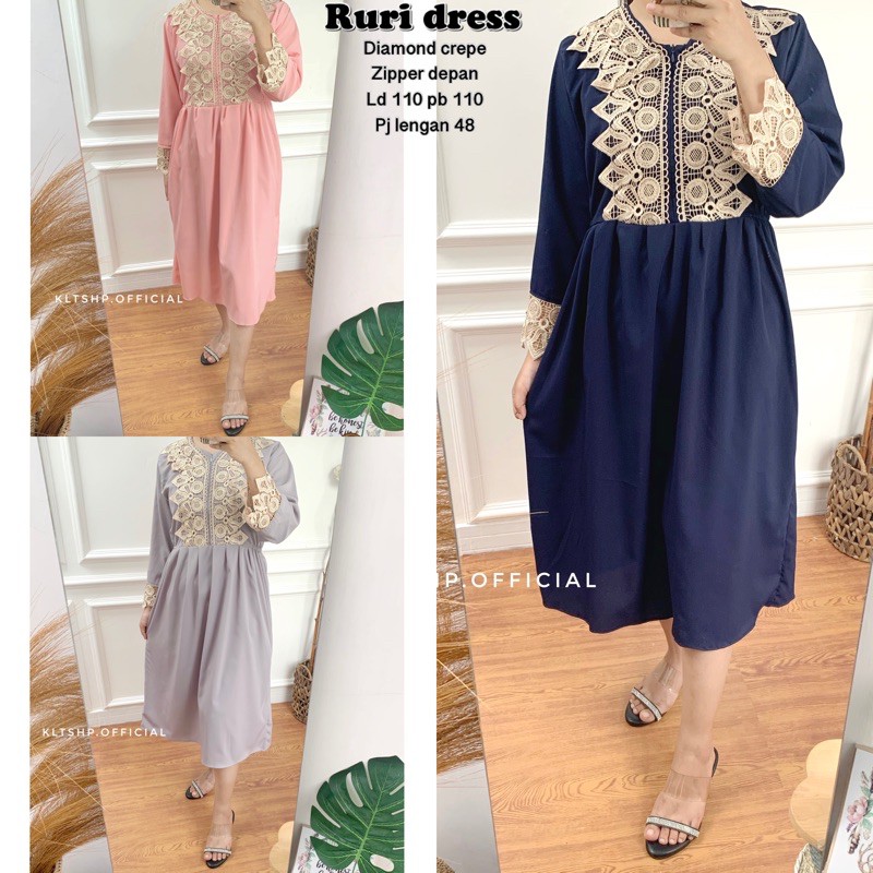 RURI DRESS / ARABIAN DRESS / DRESS RENDA PREMIUM