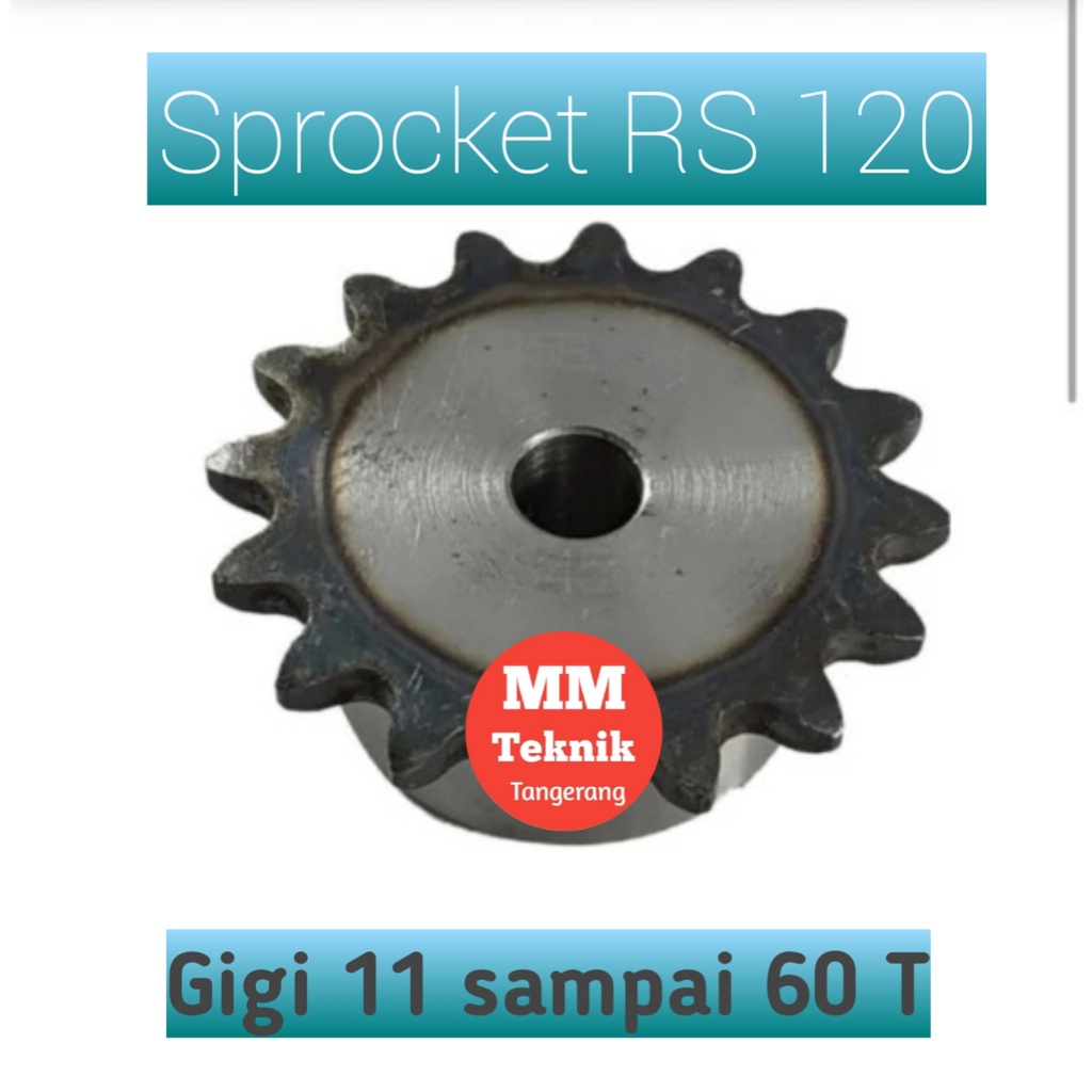 Sprocket RS 120 x 11 T Gear Rantai Single Gir gigi 120 Z 11T 11 T RS120 -1 X 120Z11 120X11T 120-1 tipe B Sproket spr Singel Rs 120-11T 120-11 120x11