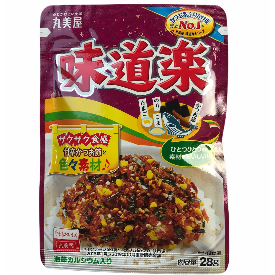 

Marumiya Furikake : Ajidoraku 28g [Non MSG]