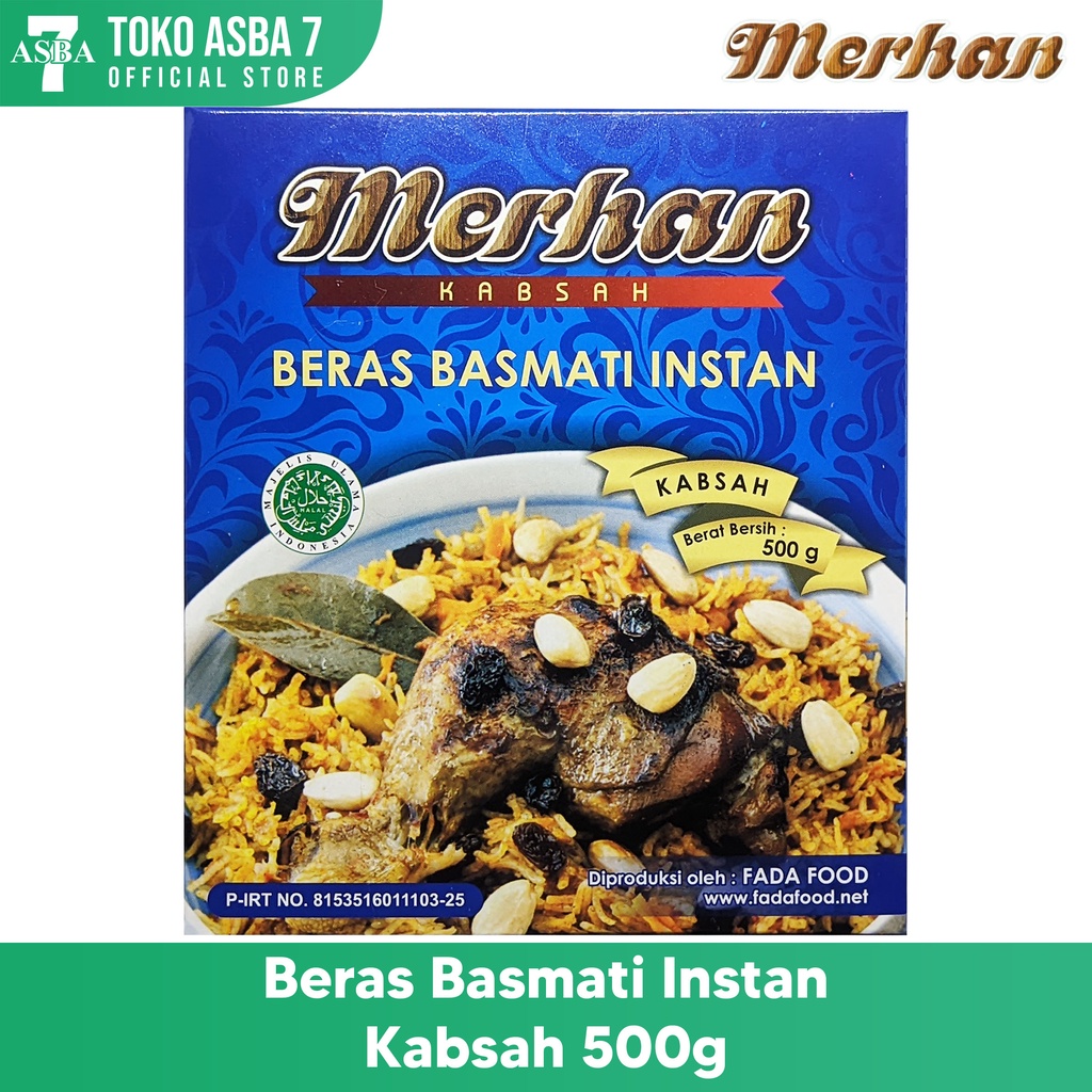 

MERHAN INSTAN BASMATI RICE KABSAH 500GR