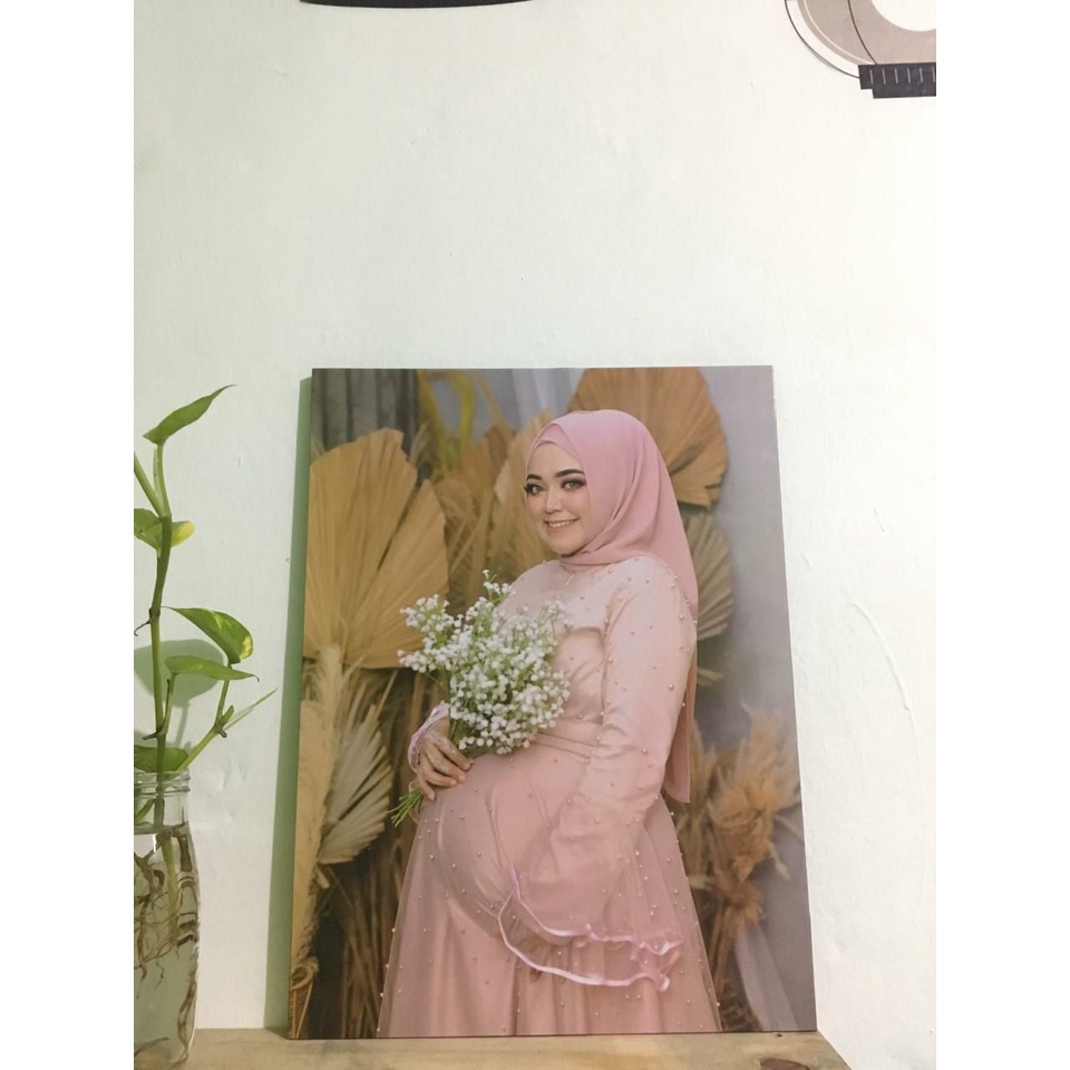 Cetak Foto Custom Plus Pigura 60x40 cm BIG JUMBO