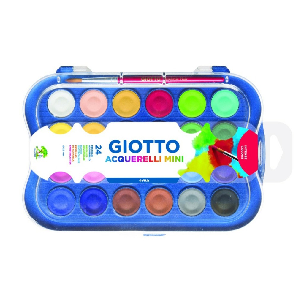 

Giotto Mini Watercolours 23mm 24 COLOURS