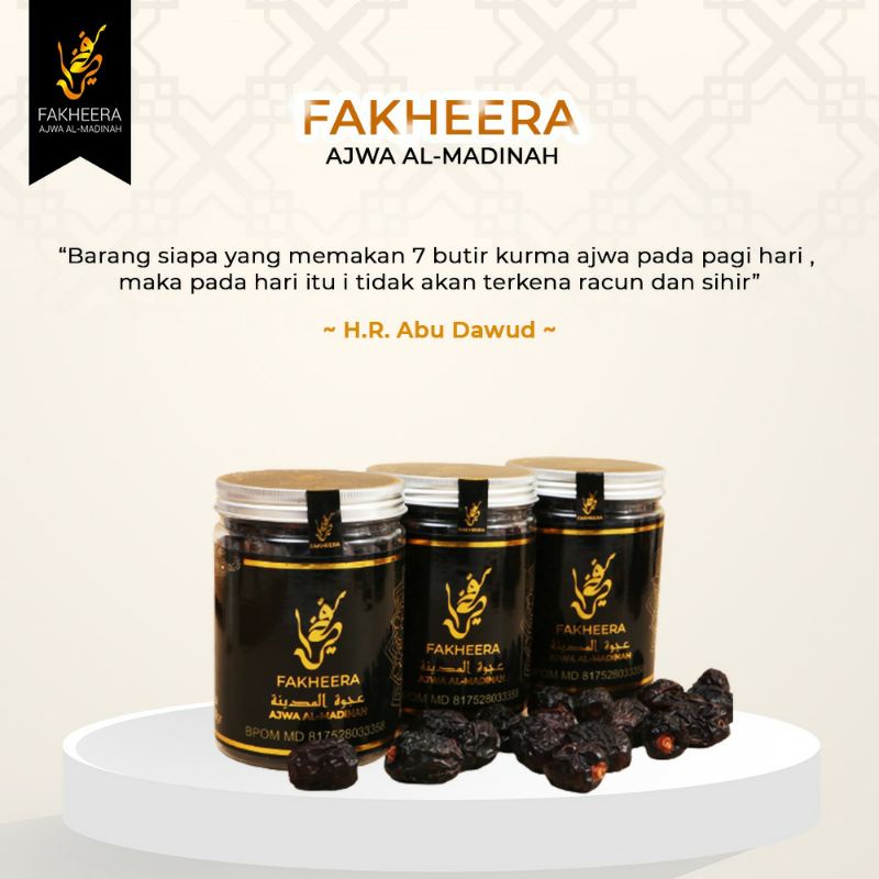 Kurma Ajwa Fakheera Original 500gram Al Madinah