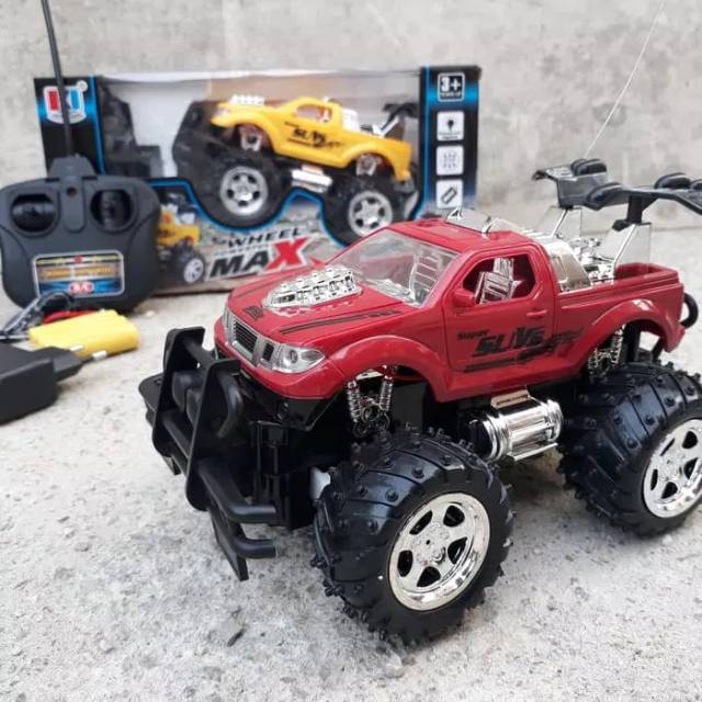 RC CAR JEEP MAX MOBIL REMOTE CONTROL BATRE CAS MAINAN ANAK BATERAI