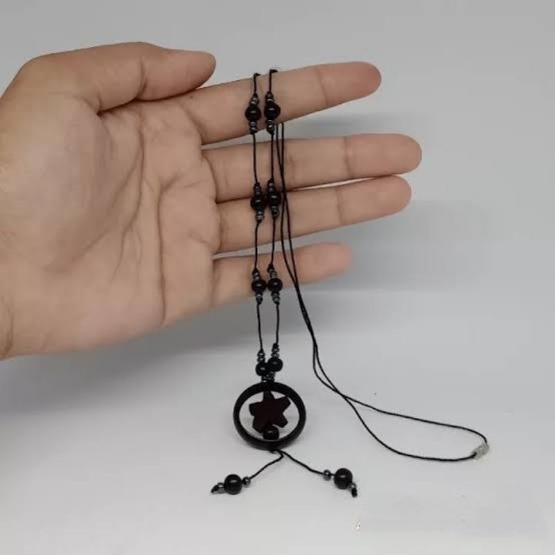 kalung kaokkah kaukkah / manik motif bulan bintang