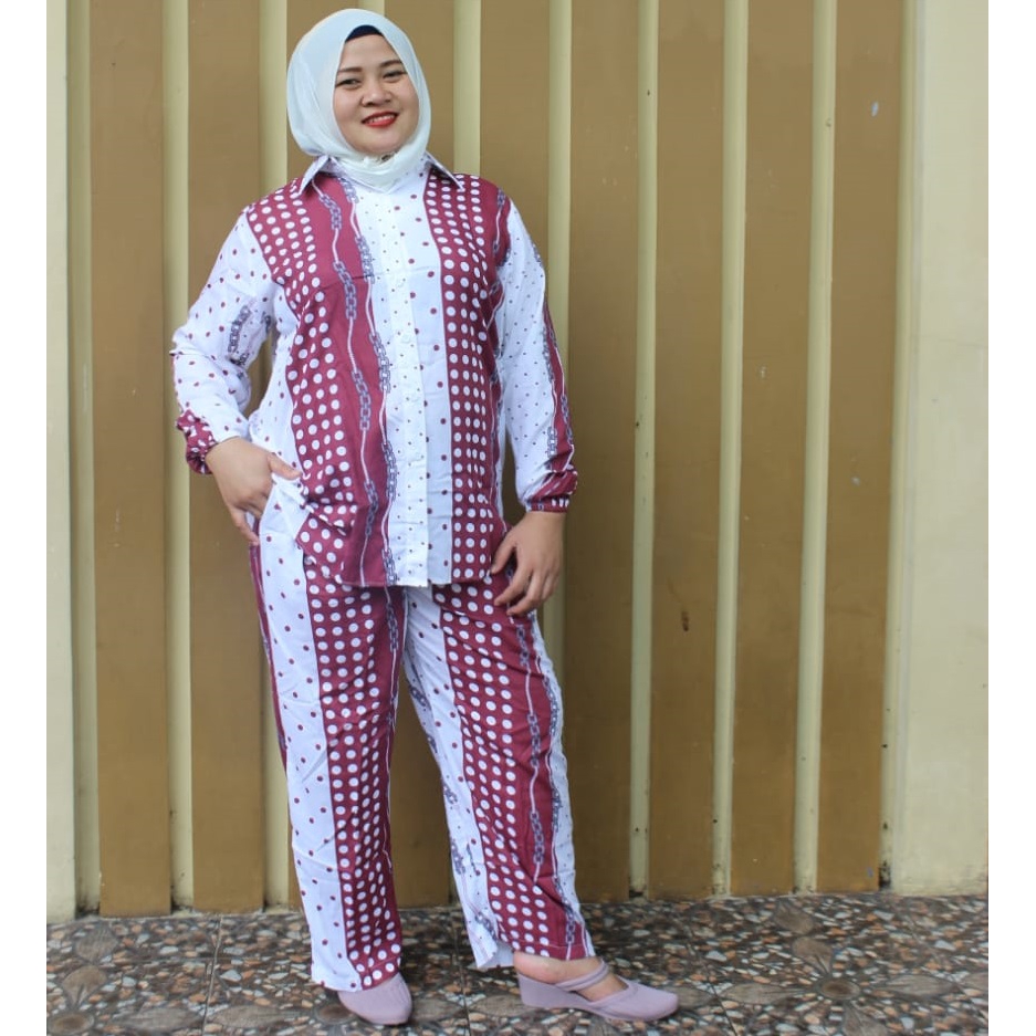 ZAHRA - Setelan Wanita Oversize PRISTY Big size