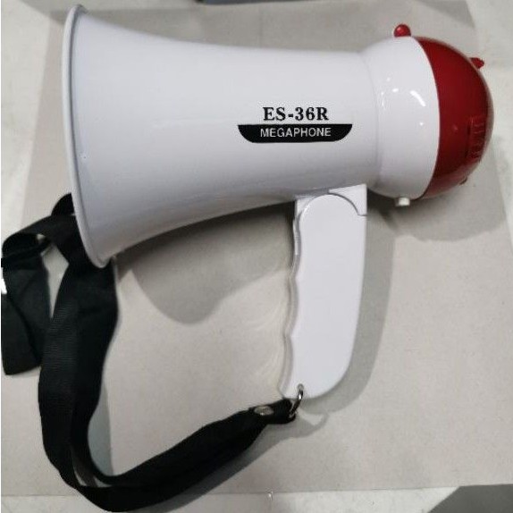 Megaphone EALSEM ES-36R toa pengeras suara bisa rekam sirine