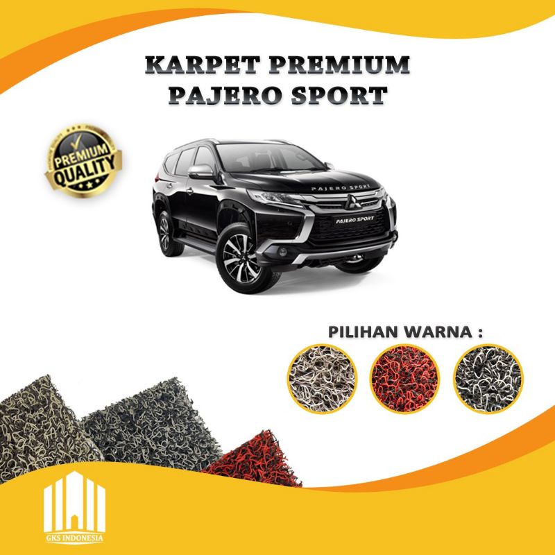 PRESTIGE KARPET MOBIL PREMIUM PAJERO SPORT FULL BAGASI COIL MAT  DOUBLE COLOURS