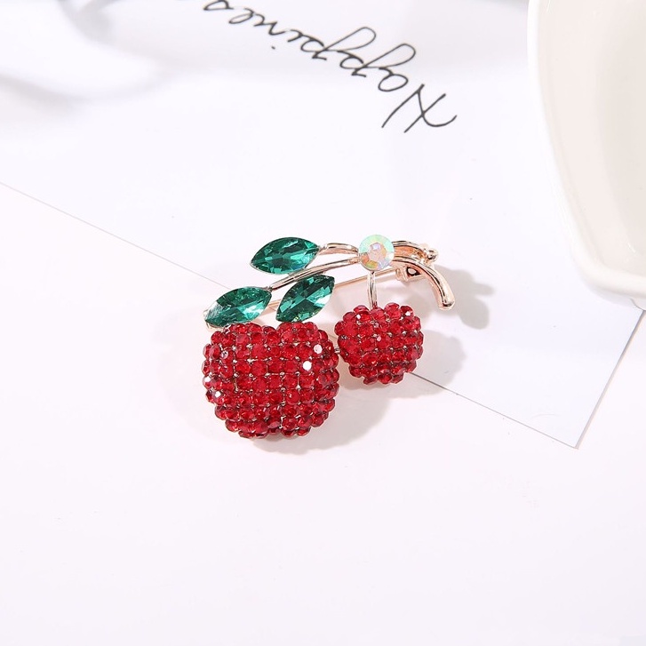 Ins Kepribadian Shiny Bros Berlian Imitasi Rusa Merak Bros Mutiara Unisex Bros Aksesoris indah-31#