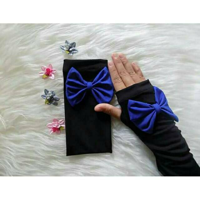 Handsock Jempol Pita Black Series/Handsock Jempol Wanita/Handsock Pita/ Handsock Muslimah