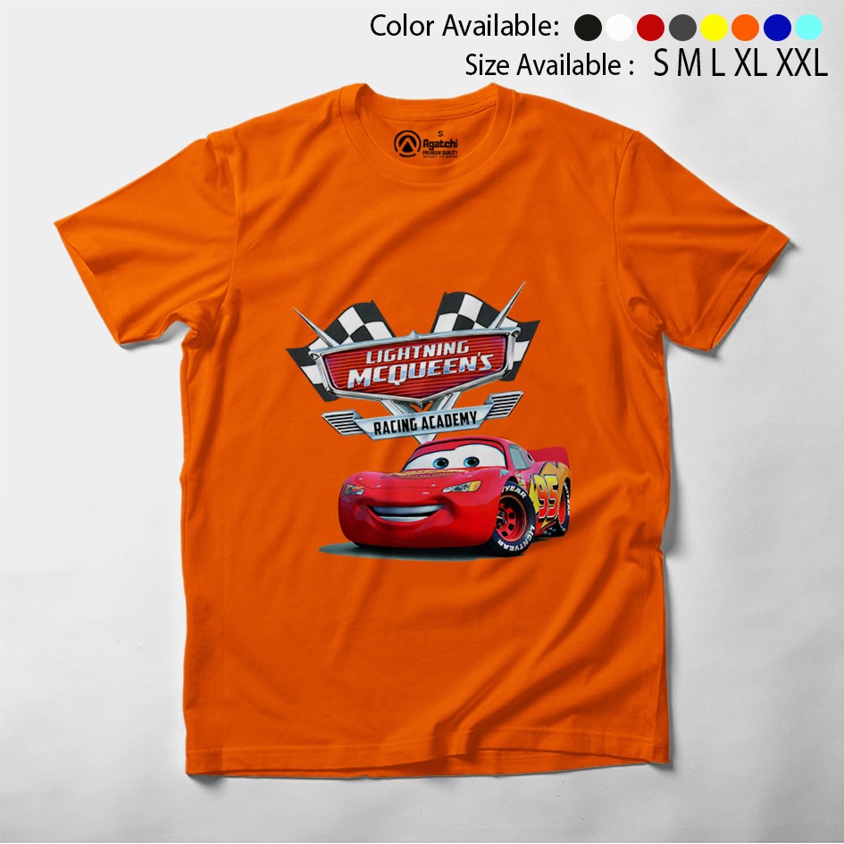 Kaos Atasan Anak Laki Laki Cars Lightning McQueen