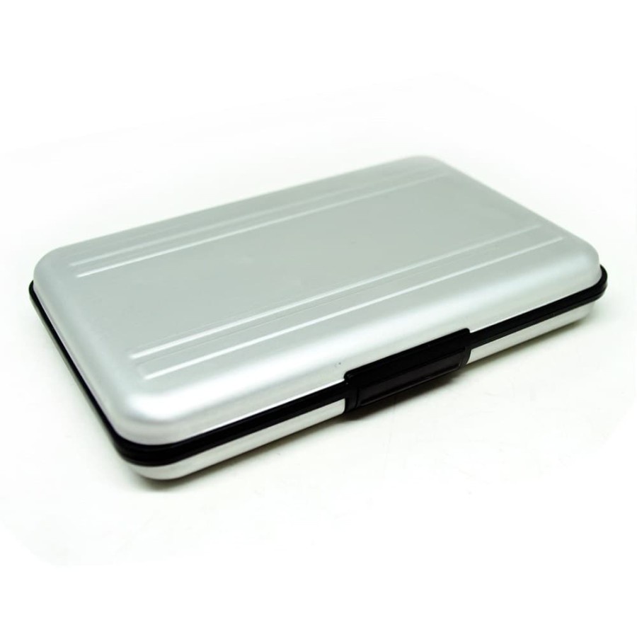 Kotak Metal Penyimpan SD &amp; Micro SD 8 Slot - Silver