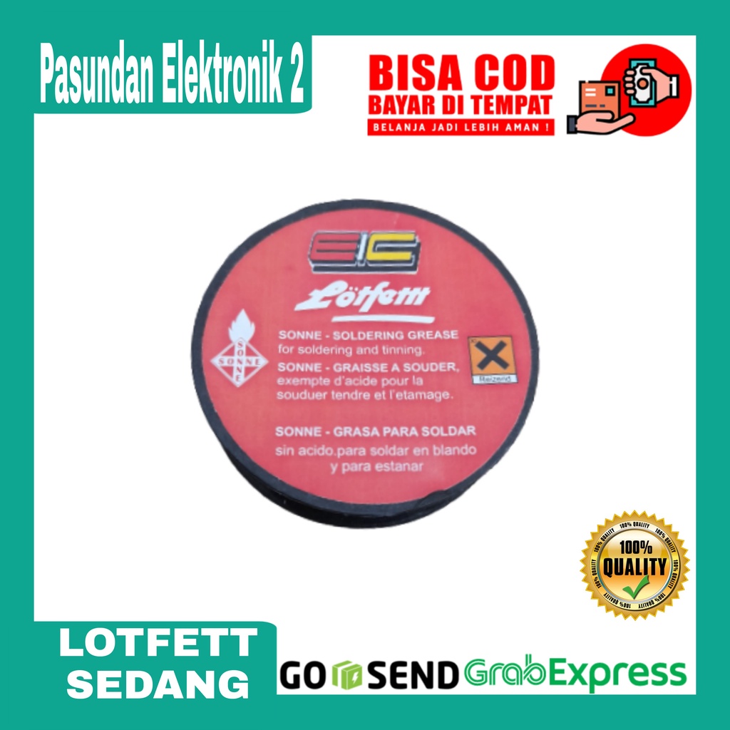 Pasta Solder Tanggung / Lotfet sedang 15 gram / Flux Solder