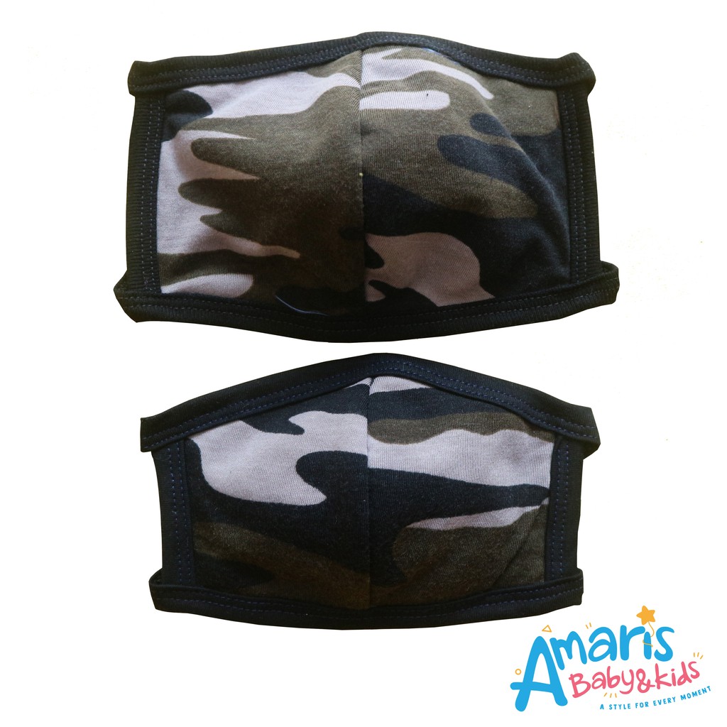 

Amaris Masker Non Medis 3 Lapis Anak & Dewasa Motif Army