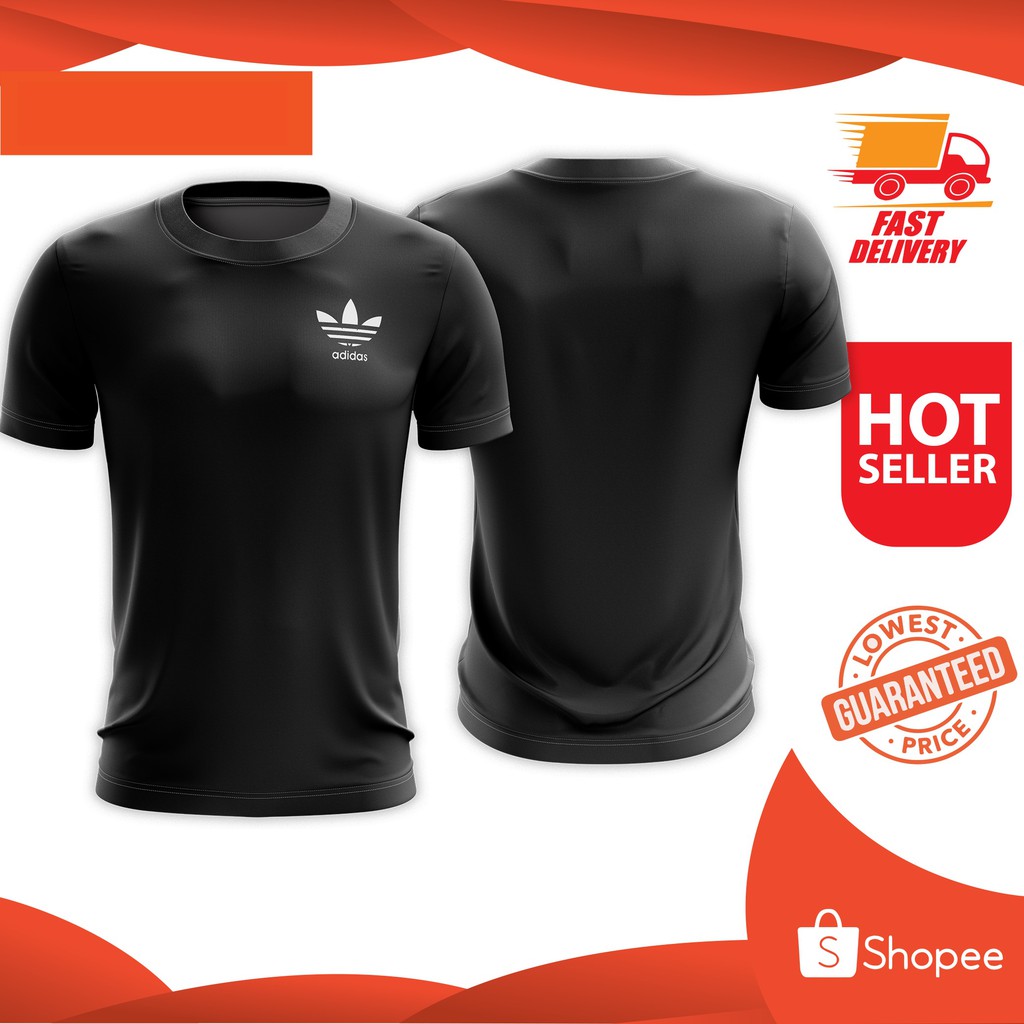 ⭐️⭐️⭐️⭐️⭐️POLO LOGO ADIDAS UNISEX TEE TSHIRT 100% COTTON / LOGOSABLON PRINTED PRESS POLYFLEX PREMIUM