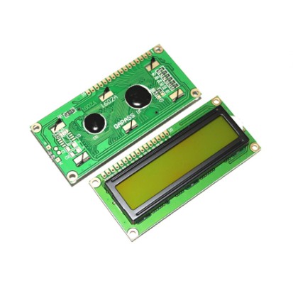 LCD Display 16X2 1602 Hijau Kuning karakter MODULE Arduino Raspberry Pi backlight