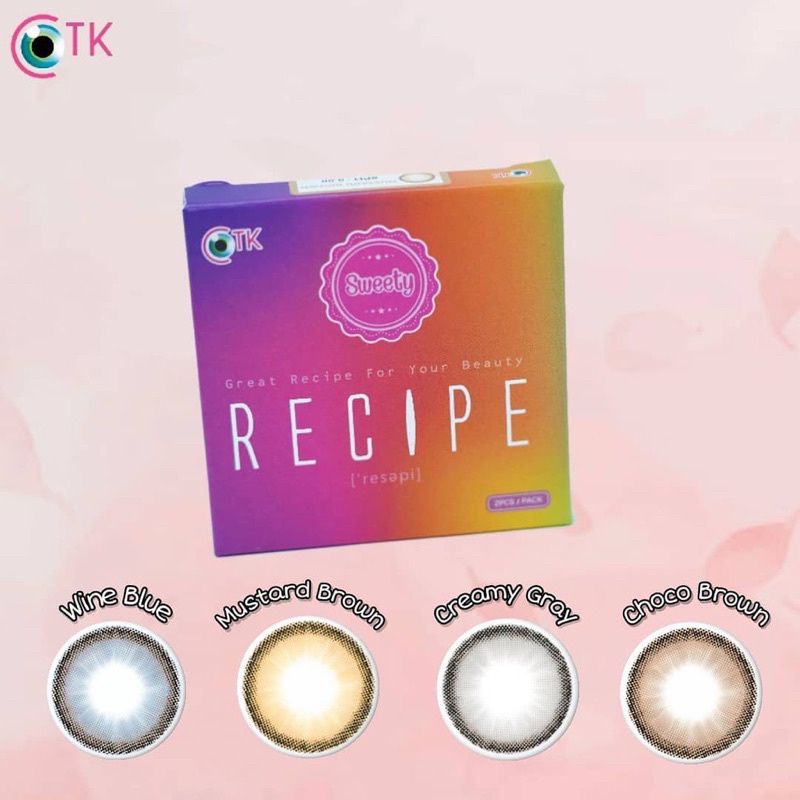 (BISA COD) SOFTLENS RECIPE BY CTK FREE LENSCASE / SOFLENS / SOFTLEN