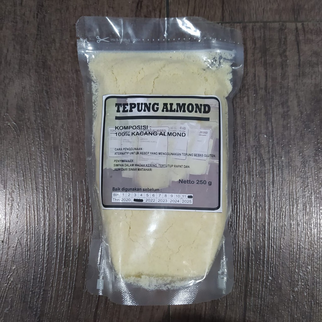 Tepung Almond / Almond Flour Extra Fine 100% Kacang Almond 250 gr