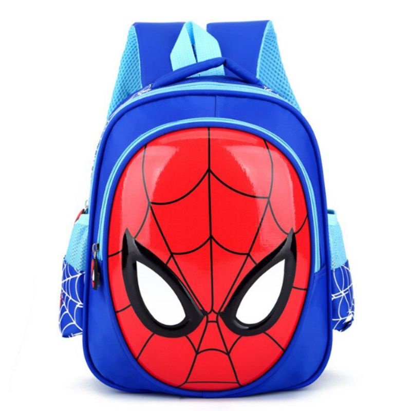 KAFVNIE Tas Ransel Sekolah Anak Backpack Model Spiderman Tipe 1801 Grab Medan