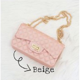 DD42 Size Besar TAS MAXI JELLY MATTE BAG SIZE 22 x 7 x 12.5 CM