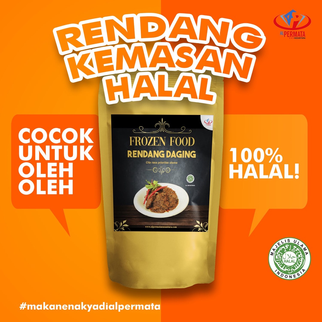 

Rendang Daging Sapi Padang PREMIUM 250 Gram