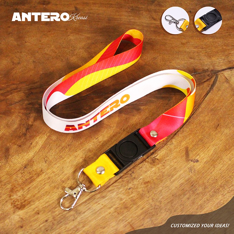 

Tali Id Card / Lanyard Custom Print 1 Sisi - Bahan Tali Tissue (Premium Quality) Min.40pcs