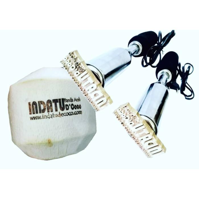

Lettero | Plat Stempel Bakar Kelapa Coconutstamp Hot Stamp Custom Termurah! Murah Baru