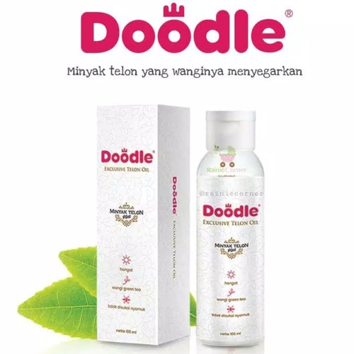 Doodle Exclusive Telon Oil 100ml  / Travel Size 60ml - Minyak Telon Plus Doodle