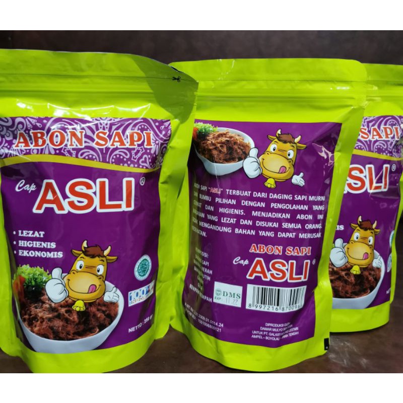 

Abon sapi cap ASLI 250 gram
