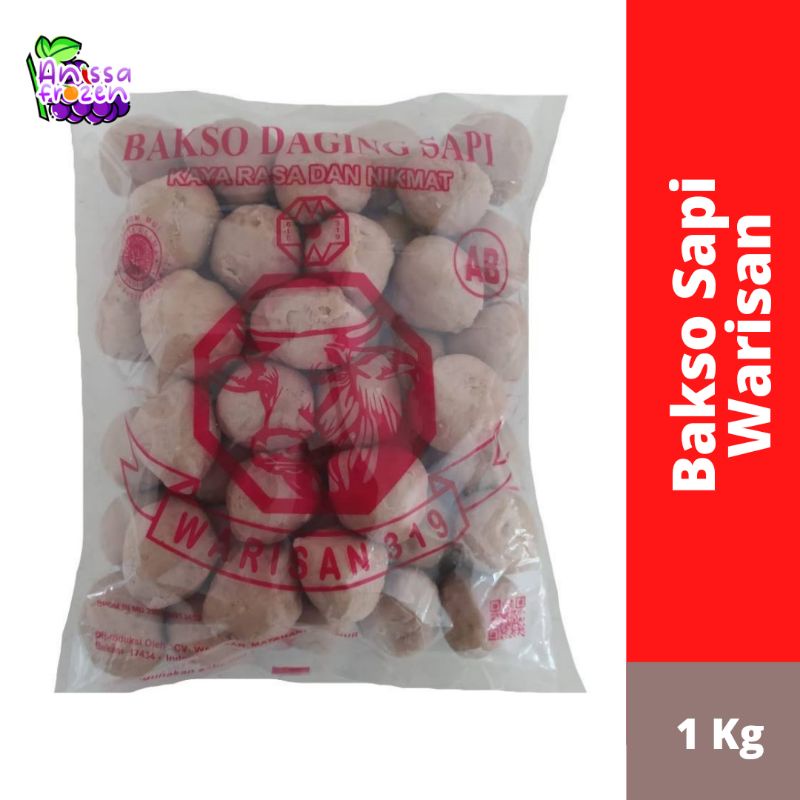 Bakso Warisan 319 Bakso Sapi Isi 50pcs