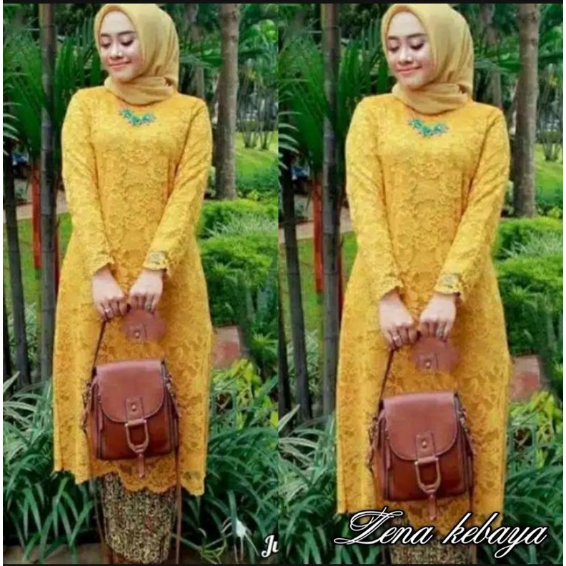 SET KEBAYA MODERN KEBAYA TUNIK BRUKAT  KEBAYA BRUKAT MODERN  KEBAYA PESTA