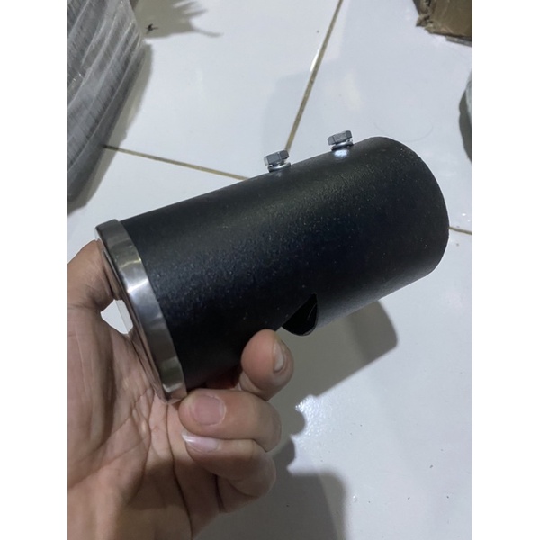 Muffler Cutter Buntut Knalpot Hitam suzuki ertiga