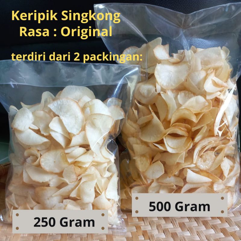 

Keripik singkong 250 gram