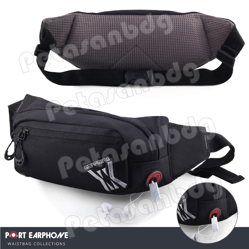 RTM - Gear Bag X - Potray Waistbag WITH EARPHONE HOLE -13074