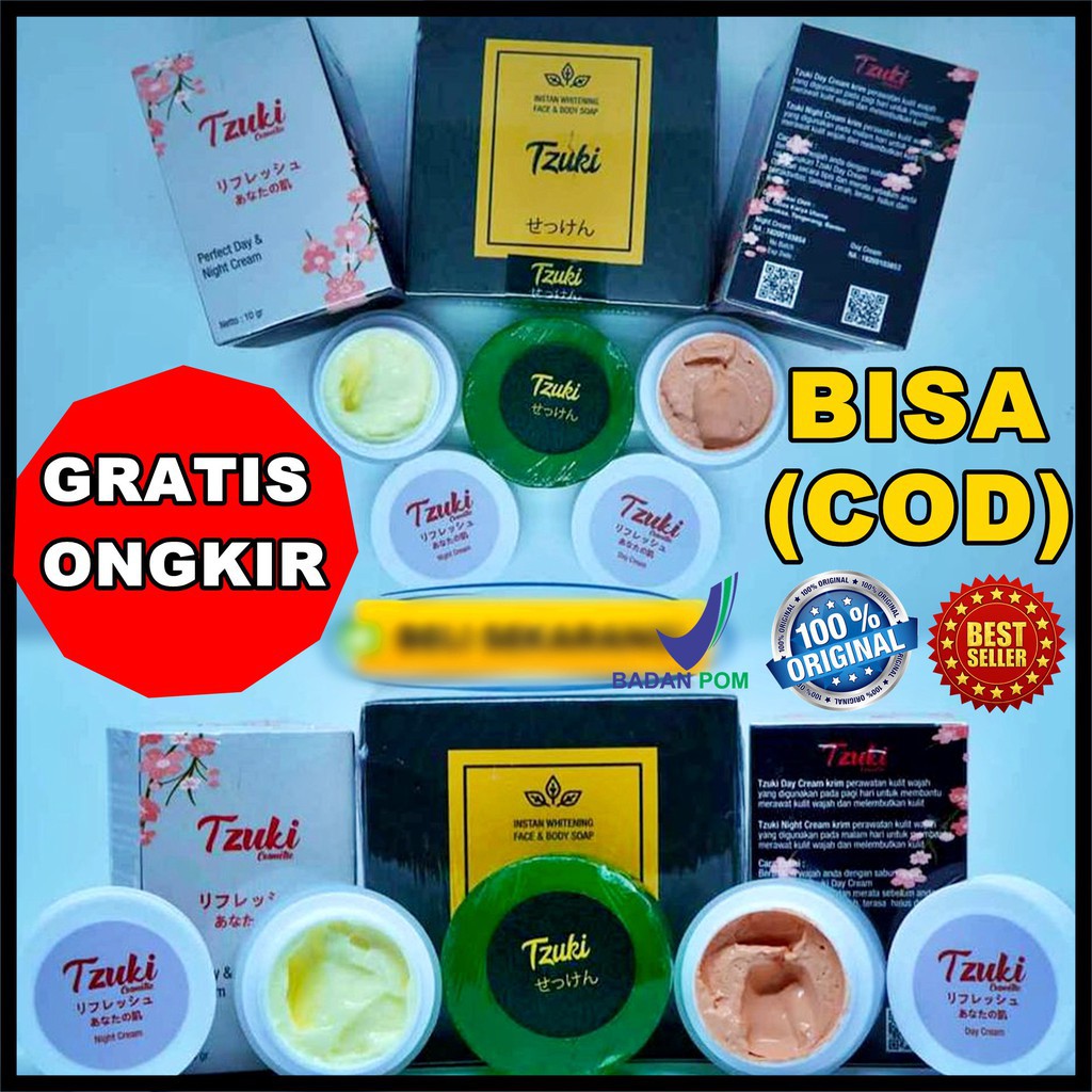 BISA COD TZUKI CREAM + SABUN TZUKI SOAP ASLI ORIGINAL BPOM