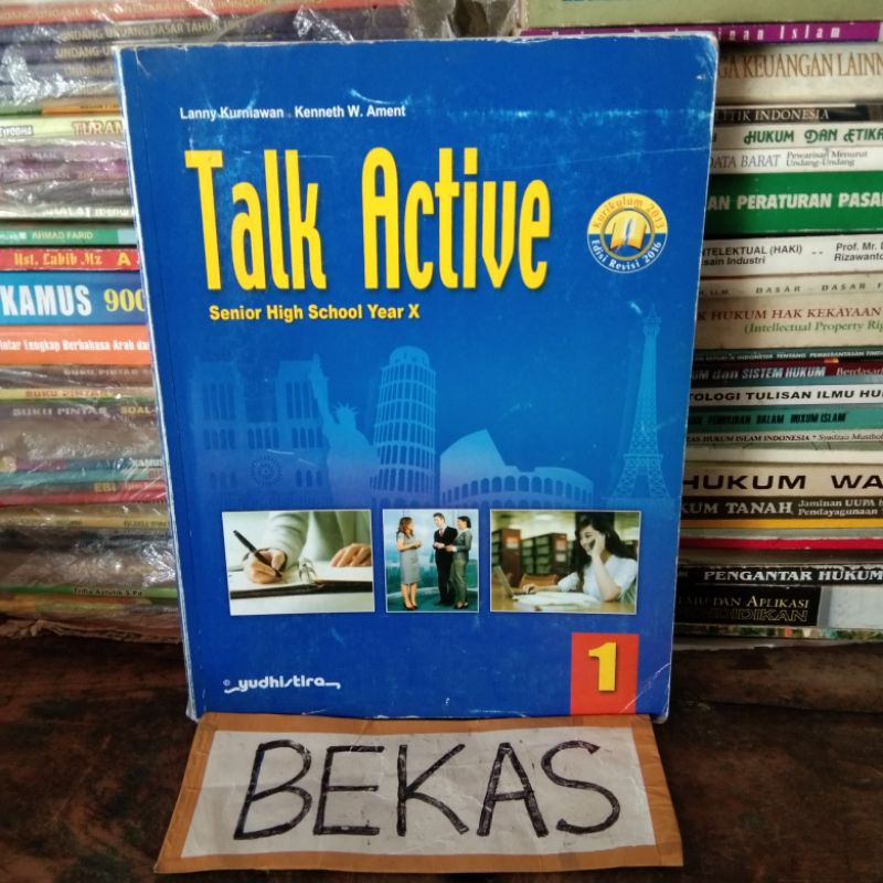 Buku Talk Active Bahasa Inggris kelas 10 X 1 SMA Yudhistira Yudistira Kurikulum 2013 Edisi Revisi 20