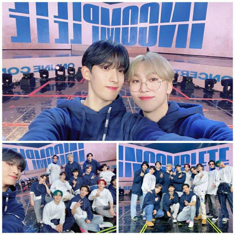 Jaket Sweater Hoodie KPOP Korea SEVENTEEN INCOMPLETE Casual