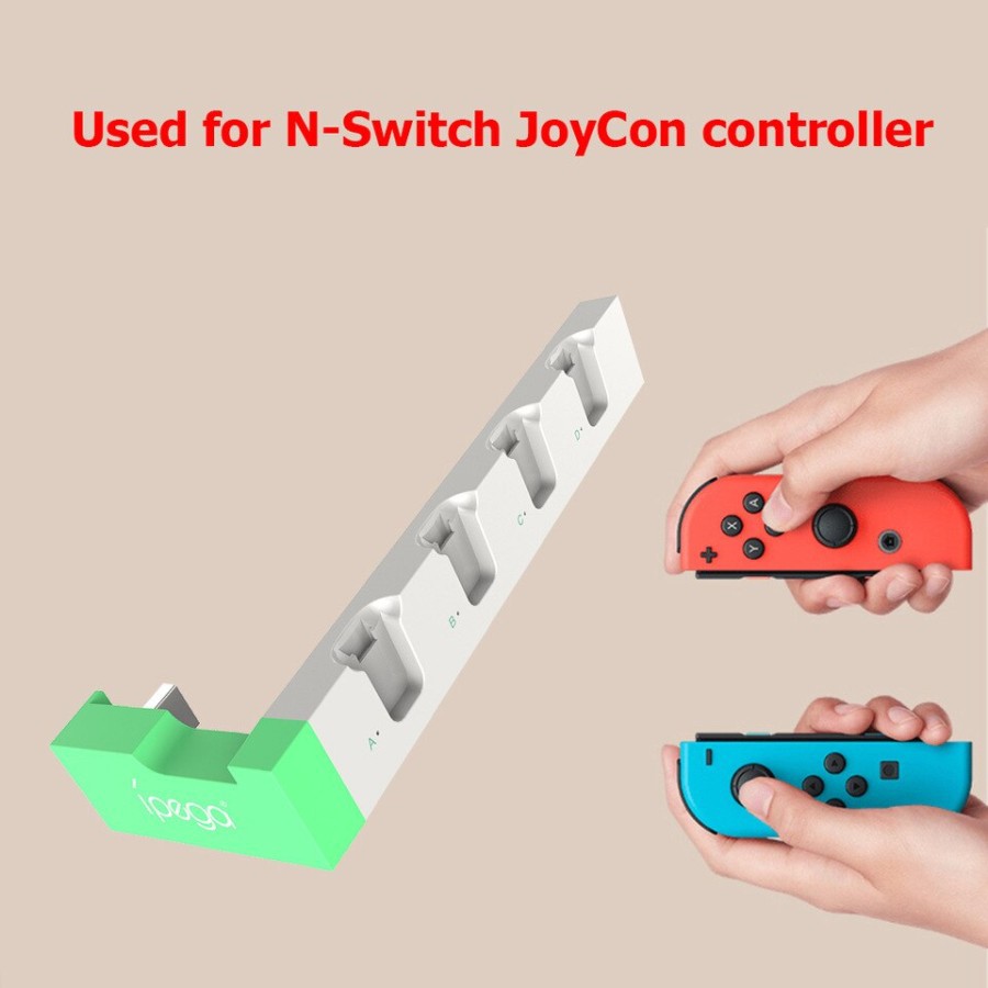 Charger nitendo switch joycon joy-con ipega 4 slot 1A usb 2.0 pg-9186a 9186