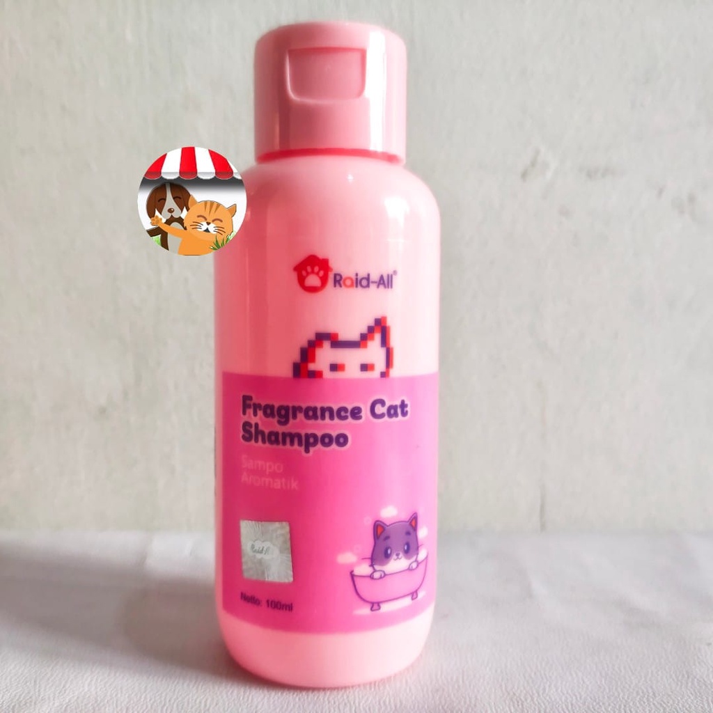 Shampoo Kucing Raid All Cat Fragrance 100ml Shampo Aromatik Happy Cat