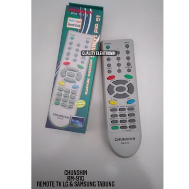 REMOTE TV LG DAN SAMSUNG TABUNG RM 91G CHUNSIN