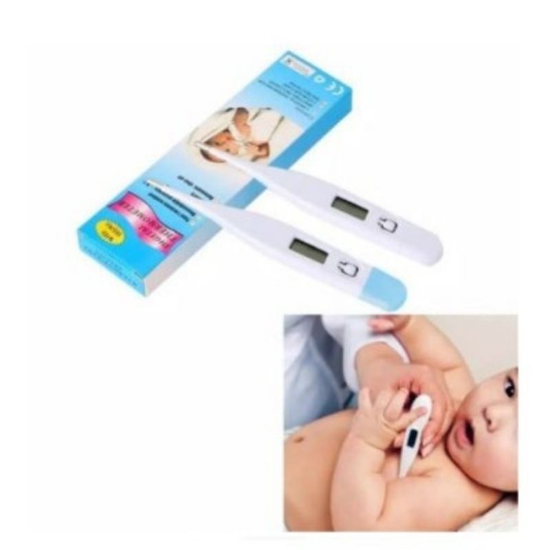 Thermometer Digital Alat Pengukur Suhu Badan Tubuh Bayi Baby Anak termometer mulut ukur ketiak anus