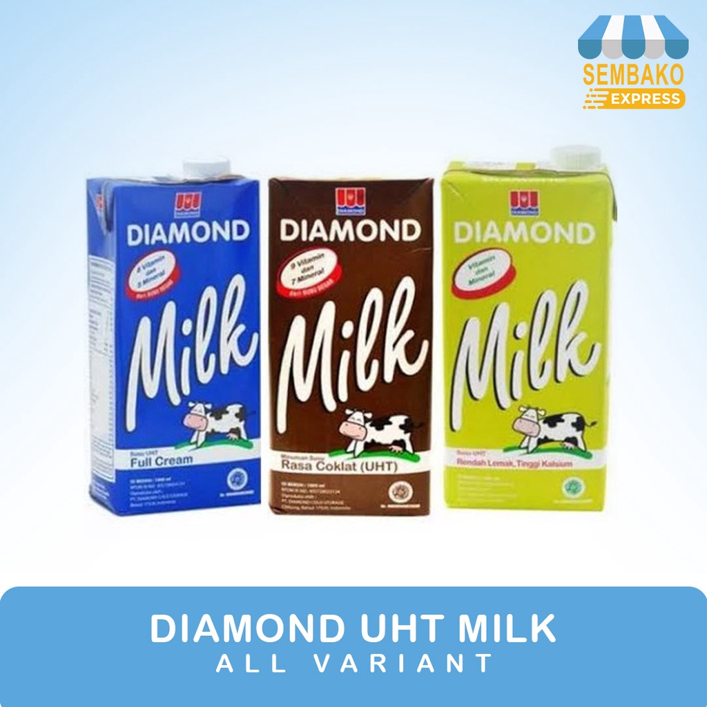 

DIAMOND UHT FULL CREAM UHT MILK CHOCOLATE UHT MILK LOW FAT 1000ML