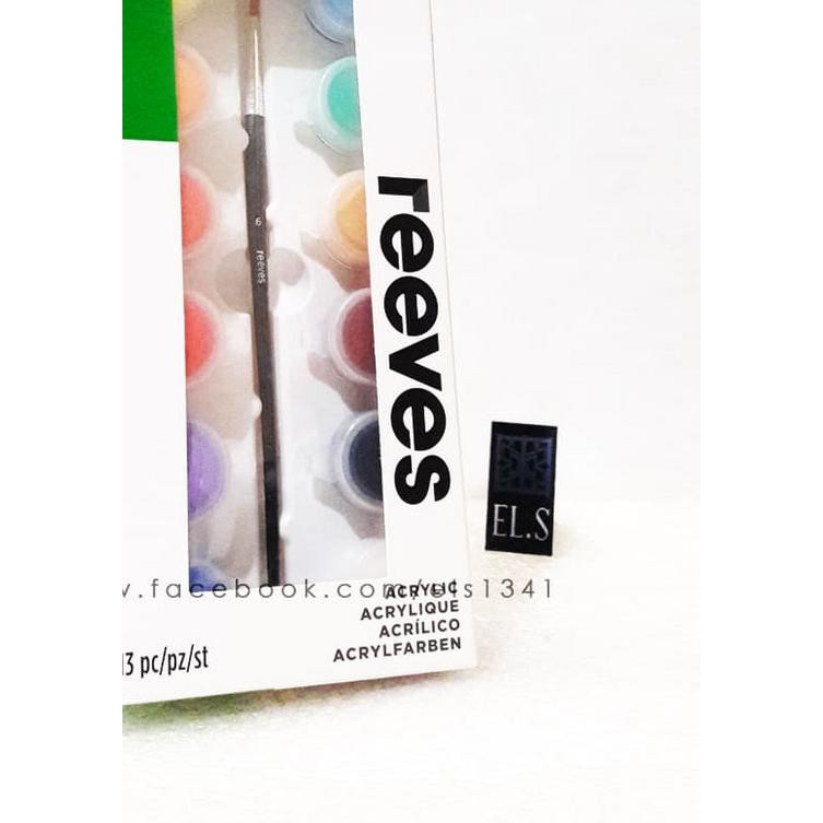 

➵ Reeves Acrylic Set 12 Warna (Pots 5ml) ♩