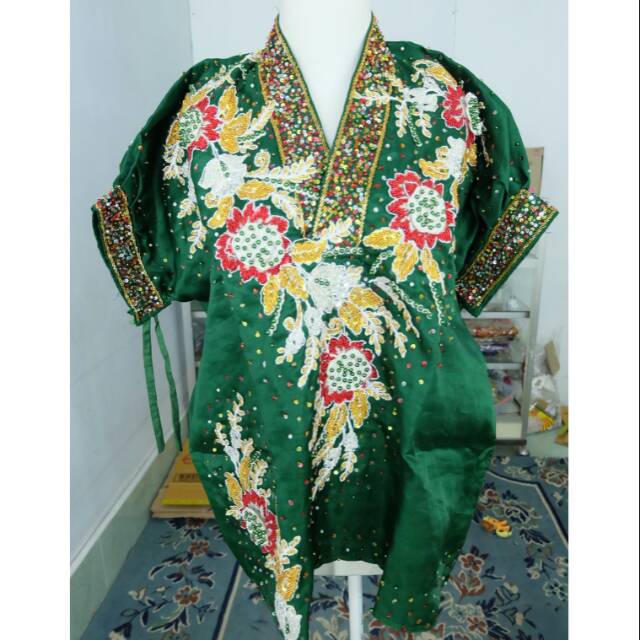 Baju Bodo / Baju Bodo Modern Adat Bugis / Waju Tokko Warna Hijau