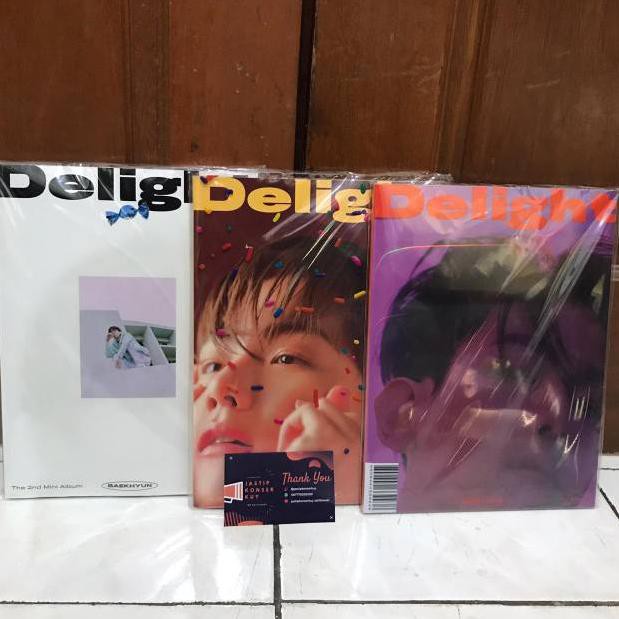 KODE BARANG 0301C PELUNASAN Album Baekhyun - Delight ...